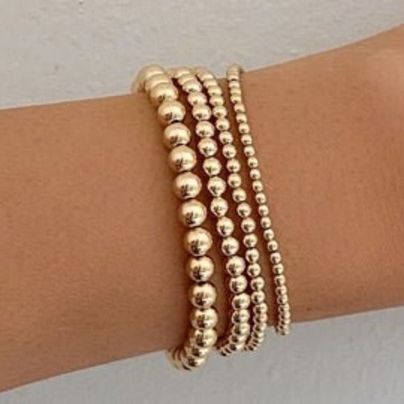 Goldfilled Beaded Bracelets - Picture 1 of 2